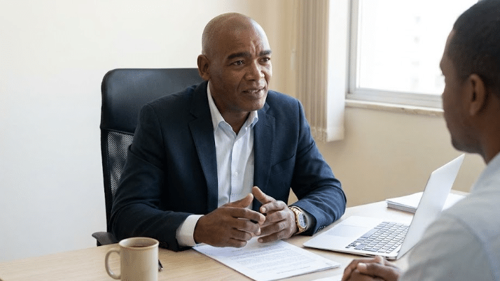 Advogado Sharles atendendo cliente sobre direitos do consumidor